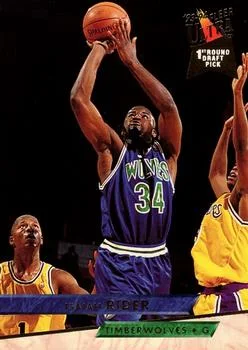 1993-94 Ultra Isaiah Rider Draft Picks #292 card image