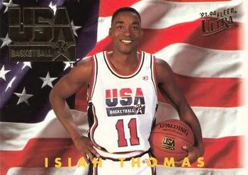 1993-94 Ultra Isiah Thomas USA Variant #370 card image