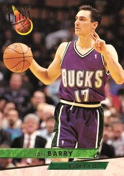 1993-94 Ultra Jon Barry Variant #283 card image