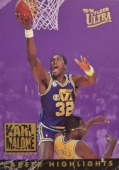 1993-94 Ultra Karl Malone Career Highlights #3 card image