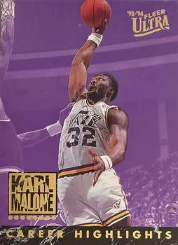 1993-94 Ultra Karl Malone Career Highlights #5 card image