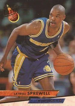 1993-94 Ultra Latrell Sprewell Variant #70 card image