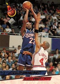 1993-94 Ultra Lionel Simmons Variant #163 card image