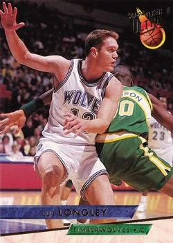 1993-94 Ultra Luc Longley Variant #290 card image