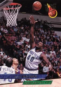 1993-94 Ultra Mike Brown Variant #287 card image