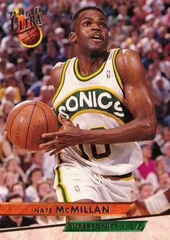 1993-94 Ultra Nate McMillan Variant #180 card image