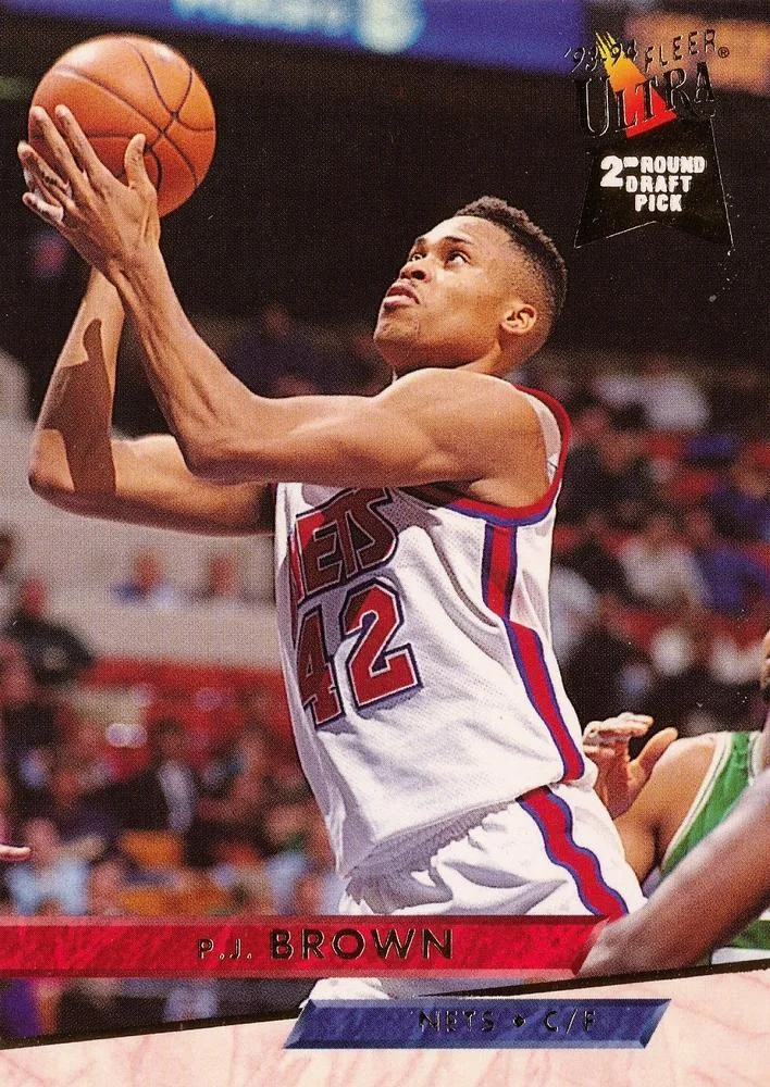 1993-94 Ultra P.J. Brown Draft Picks #294 card image