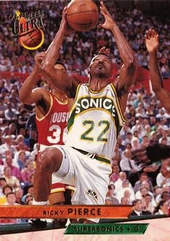 1993-94 Ultra Ricky Pierce Variant #183 card image