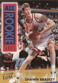 1993-94 Ultra Shawn Bradley All-Rookies #2 card image