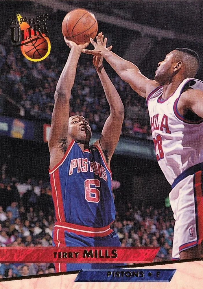 1993-94 Ultra Terry Mills Variant #58 card image