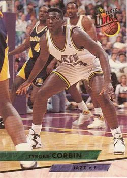 1993-94 Ultra Tyrone Corbin Variant #185 card image
