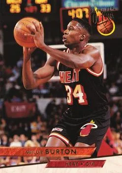 1993-94 Ultra Willie Burton Variant #279 card image