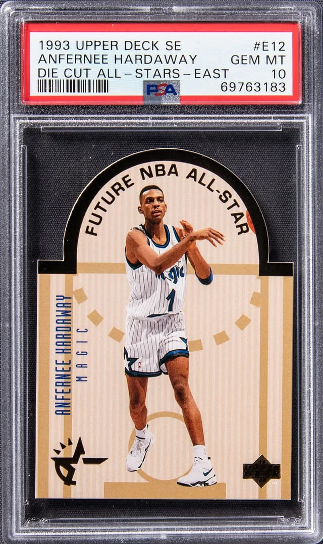 1993-94 Upper Deck Anfernee Hardaway Special Edition Die Cut All-Stars East #E12 card image