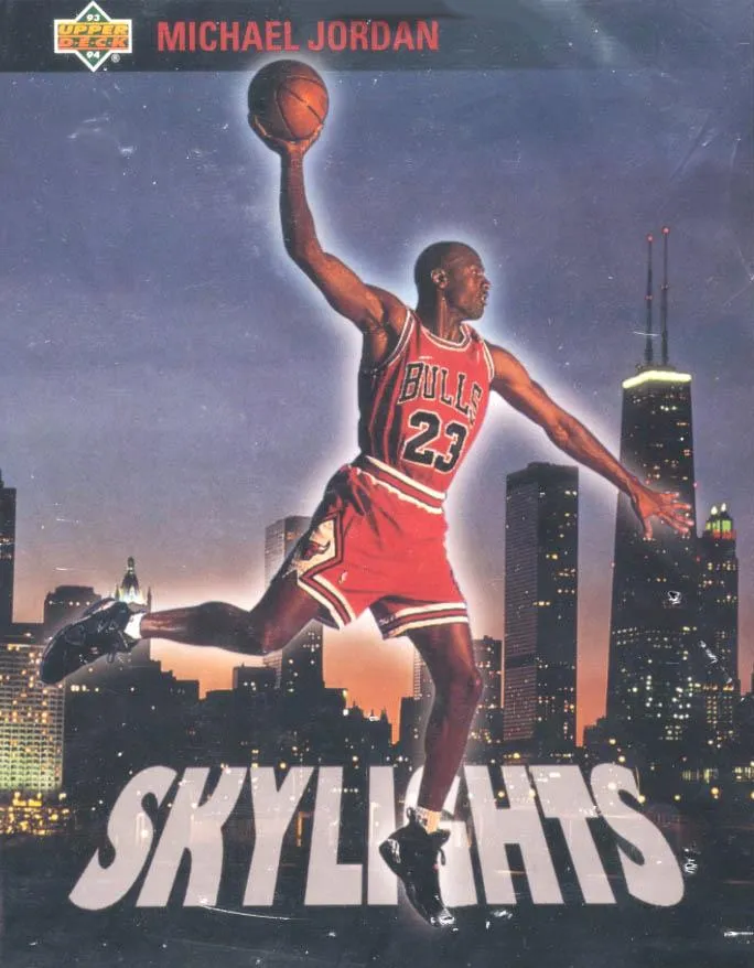 1993-94 Upper Deck Authenticated Collector Series 8x11 Michael Jordan #466 card image