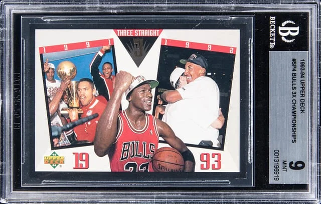 1993-94 Upper Deck Bulls 3X Championships #SP-4 card image