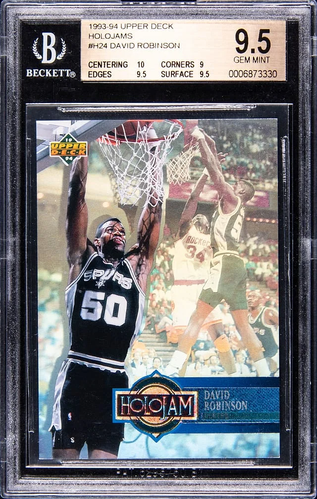 1993-94 Upper Deck David Robinson Holojams #H24 card image