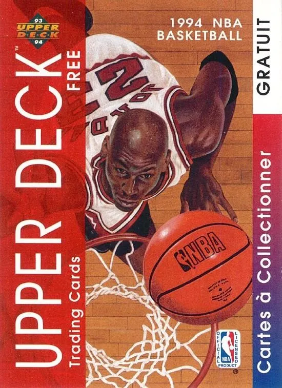 1993-94 Upper Deck French Michael Jordan #NNO card image