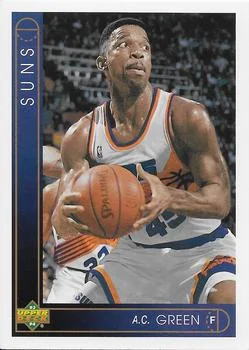 1993-94 Upper Deck French A.C. Green Variant #57 card image