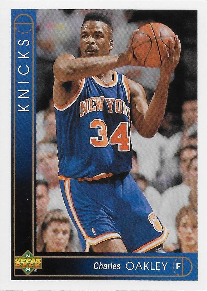 1993-94 Upper Deck French Charles Oakley Variant #141 card image
