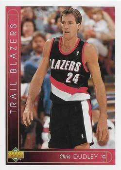 1993-94 Upper Deck French Chris Dudley Variant #82 card image