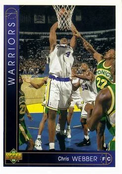 1993-94 Upper Deck French Chris Webber Variant #100 card image