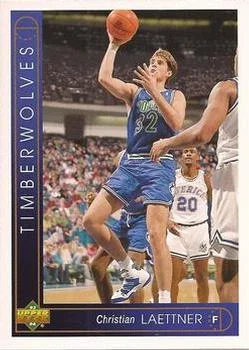 1993-94 Upper Deck French Christian Laettner Variant #153 card image