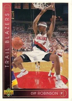 1993-94 Upper Deck French Clifford Robinson Variant #16 card image
