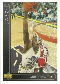 1993-94 Upper Deck French David Benoit Variant #107 card image