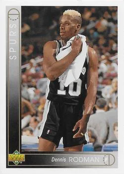 1993-94 Upper Deck French Dennis Rodman Variant #78 card image