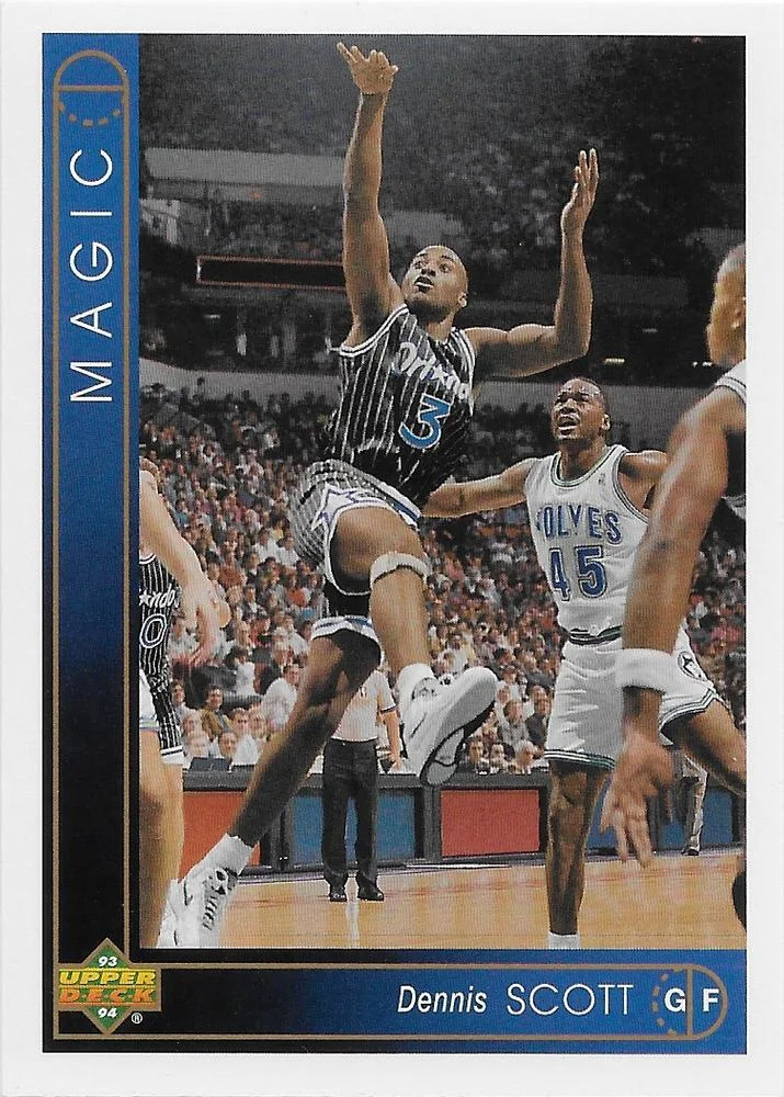 1993-94 Upper Deck French Dennis Scott Variant #117 card image