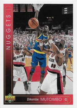 1993-94 Upper Deck French Dikembe Mutombo Variant #55 card image