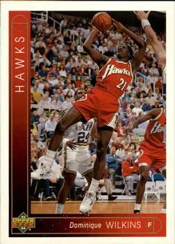 1993-94 Upper Deck French Dominique Wilkins Variant #68 card image