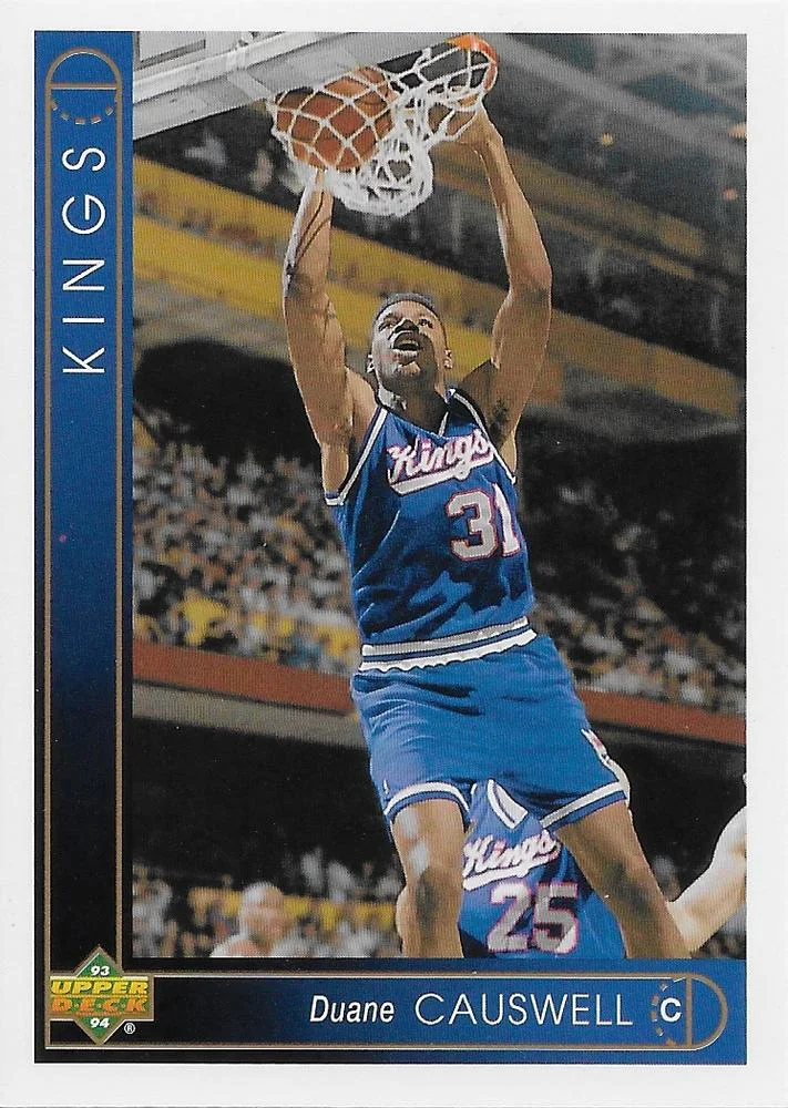 1993-94 Upper Deck French Duane Causwell Variant #147 card image