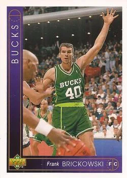 1993-94 Upper Deck French Frank Brickowski Variant #7 card image
