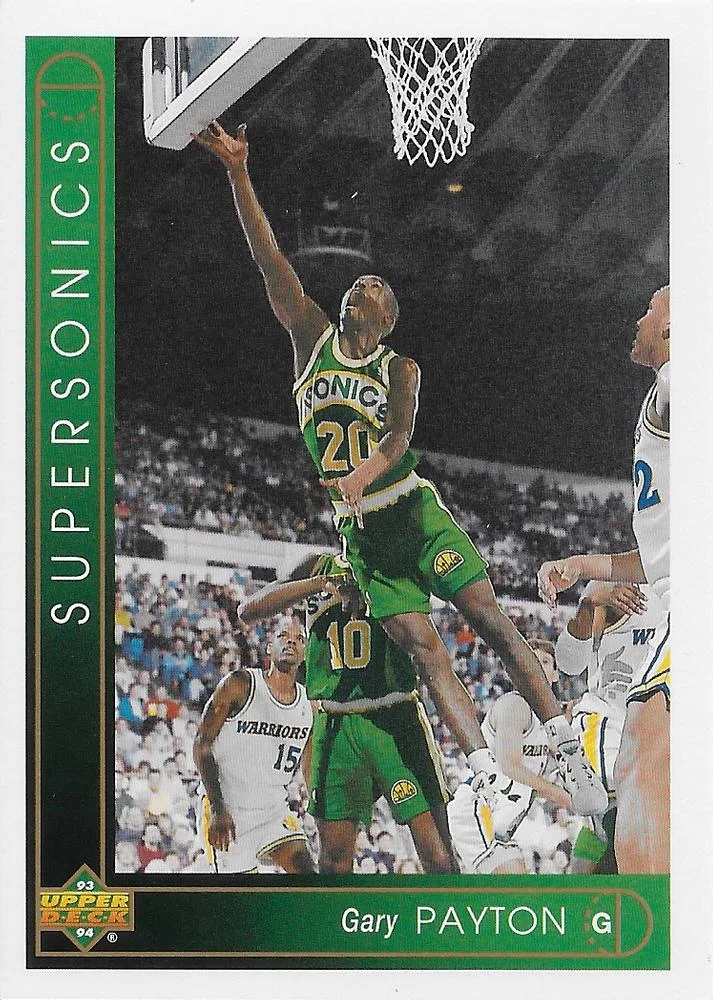 1993-94 Upper Deck French Gary Payton Variant #103 card image