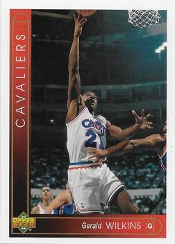 1993-94 Upper Deck French Gerald Wilkins Variant #124 card image