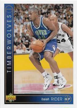1993-94 Upper Deck French Isaiah Rider Variant #119 card image