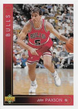 1993-94 Upper Deck French John Paxson Variant #140 card image