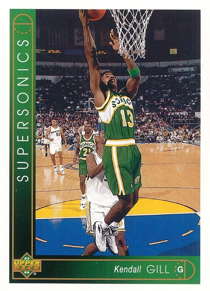 1993-94 Upper Deck French Kendall Gill Variant #91 card image