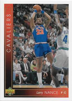 1993-94 Upper Deck French Larry Nance Variant #105 card image
