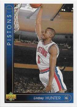 1993-94 Upper Deck French Lindsey Hunter Variant #121 card image