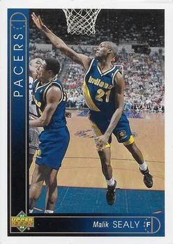 1993-94 Upper Deck French Malik Sealy Variant #47 card image