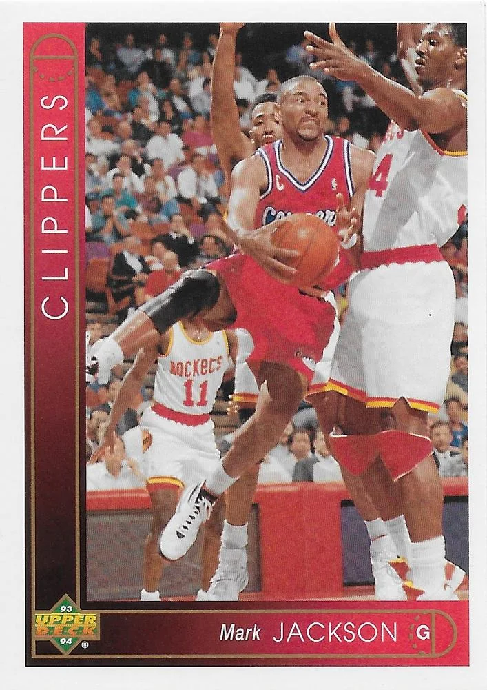 1993-94 Upper Deck French Mark Jackson Variant #84 card image