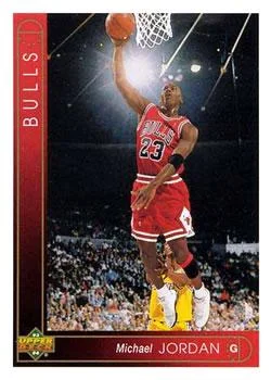 1993-94 Upper Deck French Michael Jordan Variant #23 card image