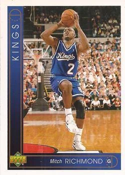 1993-94 Upper Deck French Mitch Richmond Variant #90 card image