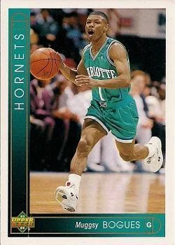 1993-94 Upper Deck French Muggsy Bogues Variant #64 card image