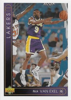1993-94 Upper Deck French Nick Van Exel Variant #128 card image