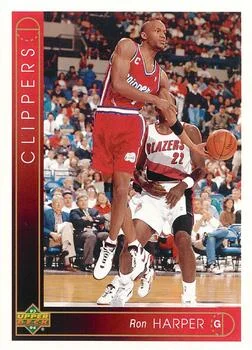 1993-94 Upper Deck French Ron Harper Variant #35 card image