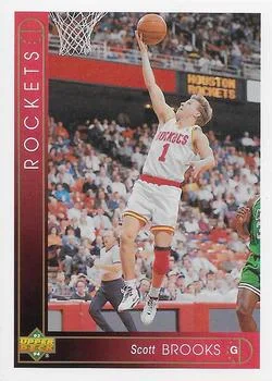 1993-94 Upper Deck French Scott Brooks Variant #89 card image