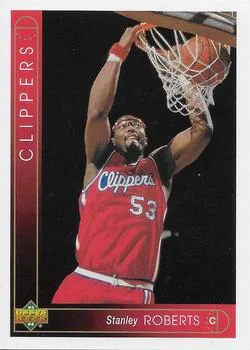 1993-94 Upper Deck French Stanley Roberts Variant #66 card image